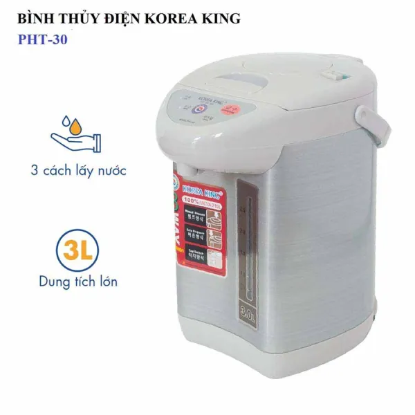 Bình thủy điện Korea King PHT-30