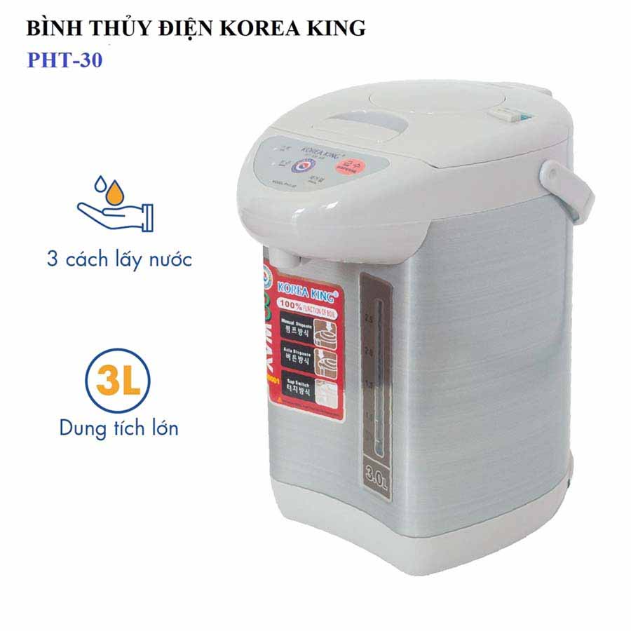 Bình thủy điện Korea King PHT-30