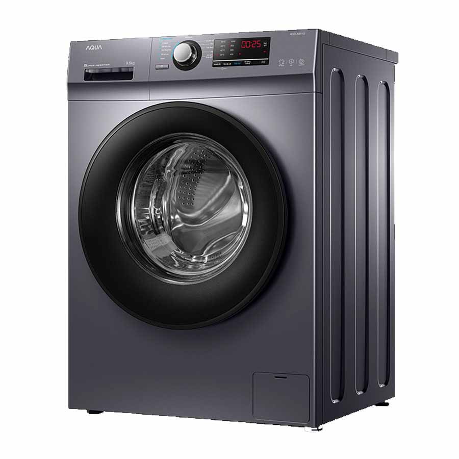 Máy giặt cửa trước Aqua 9.5 Kg AQD-A951G S