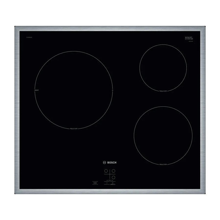 Bếp từ 3 vùng nấu Bosch PUC64RAA5E - toàn cảnh bếp