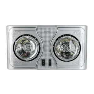 Đèn sưởi nhà tắm Hans H2B 2 bóng