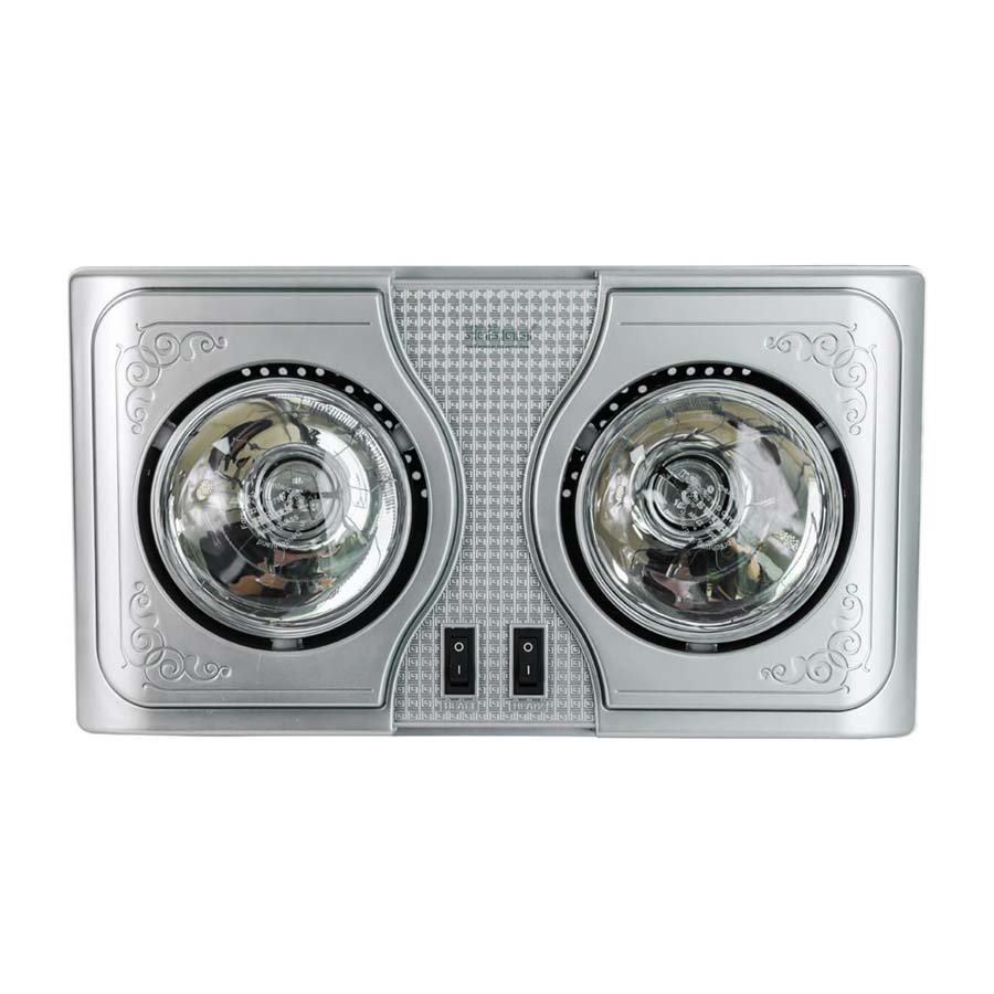 Đèn sưởi nhà tắm Hans H2B 2 bóng
