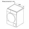 Máy sấy bơm nhiệt Bosch WQG24570SG 9KG