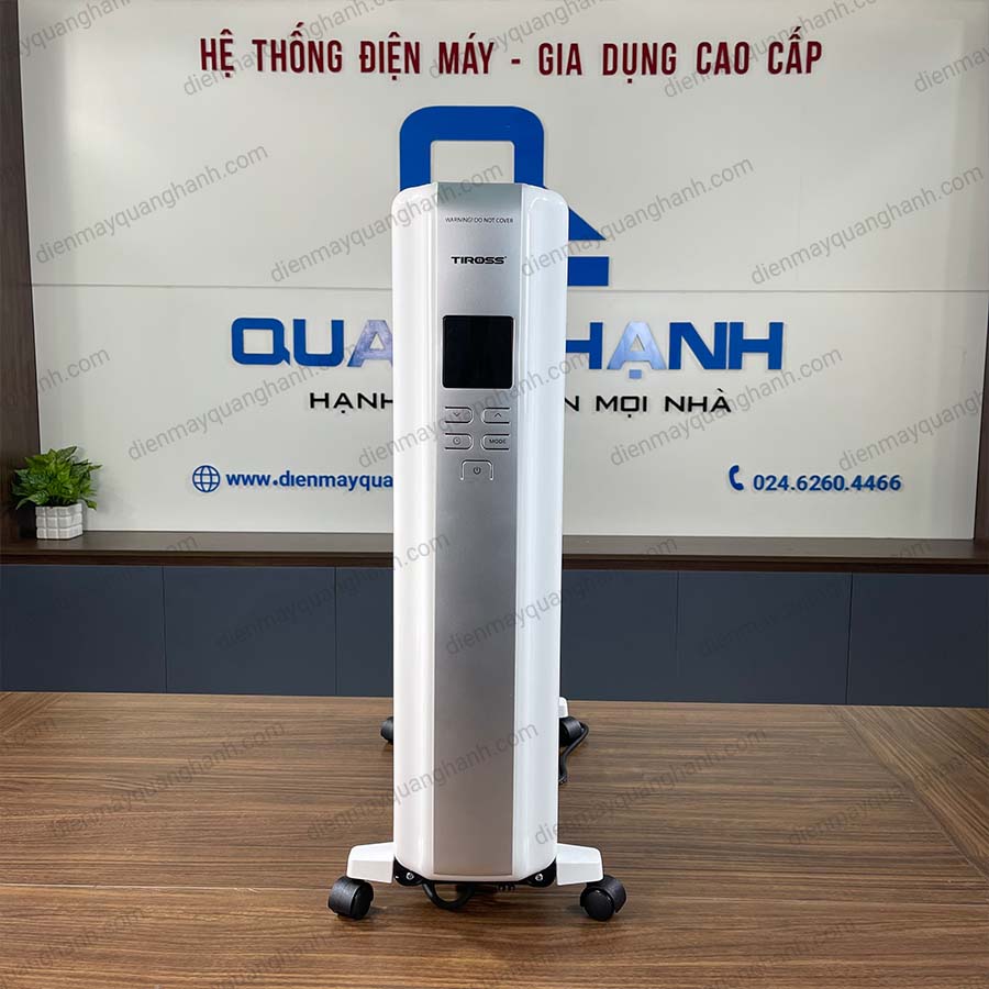 Ảnh thực tế Máy sưởi dầu Tiross 12 thanh TS9218