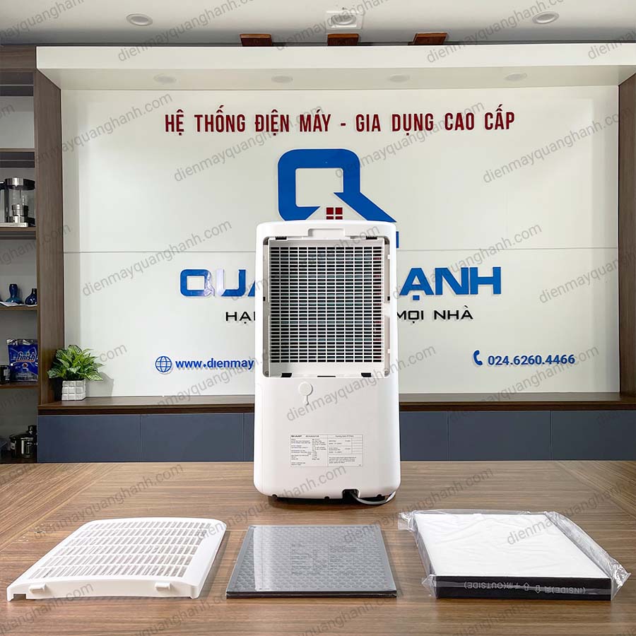 Ảnh thực tế Máy lọc không khí và hút ẩm Sharp DW-J27FV-S 27 lít/ngày