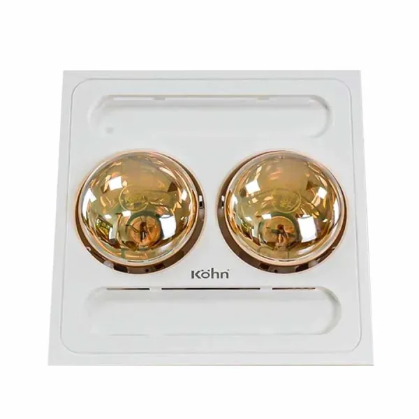Đèn sưởi nhà tắm 2 bóng âm trần Kohn BK03G