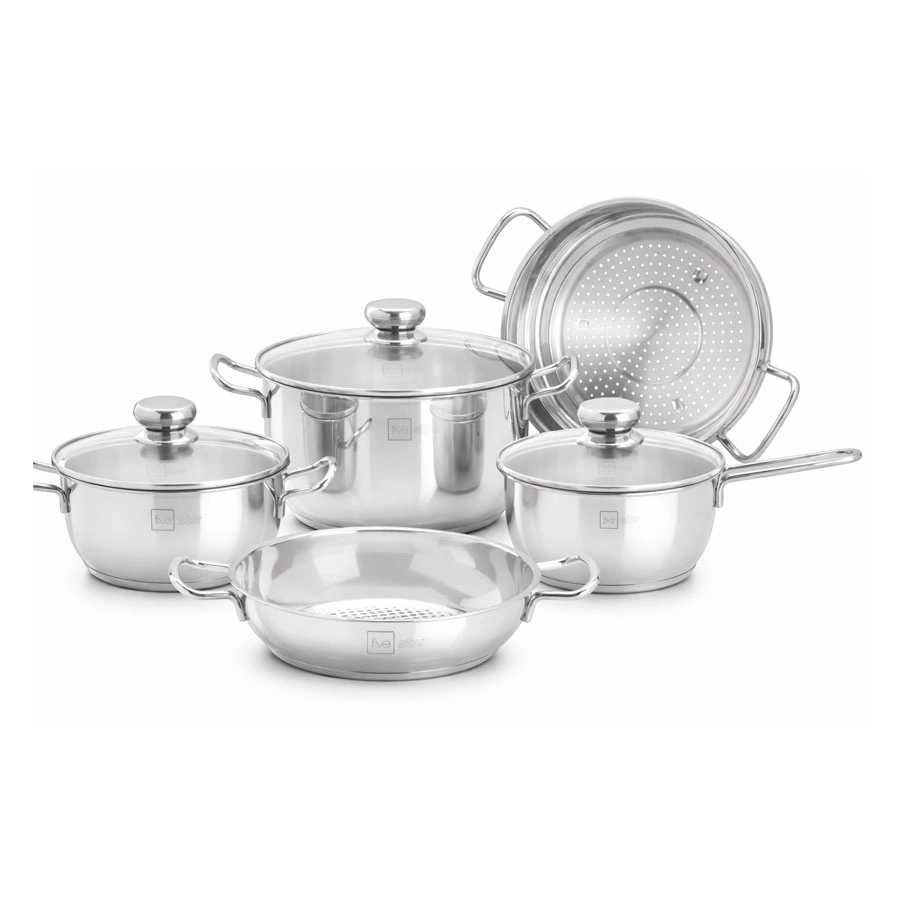 Bộ nồi 3 đáy Inox 430 Fivestar FSB5002