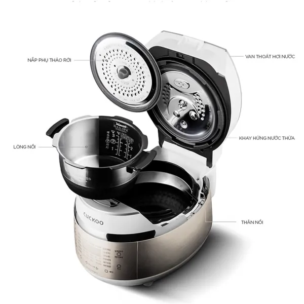 Nồi cơm điện tử áp suất Cuckoo 0.5 lít CRP-EHS0309F