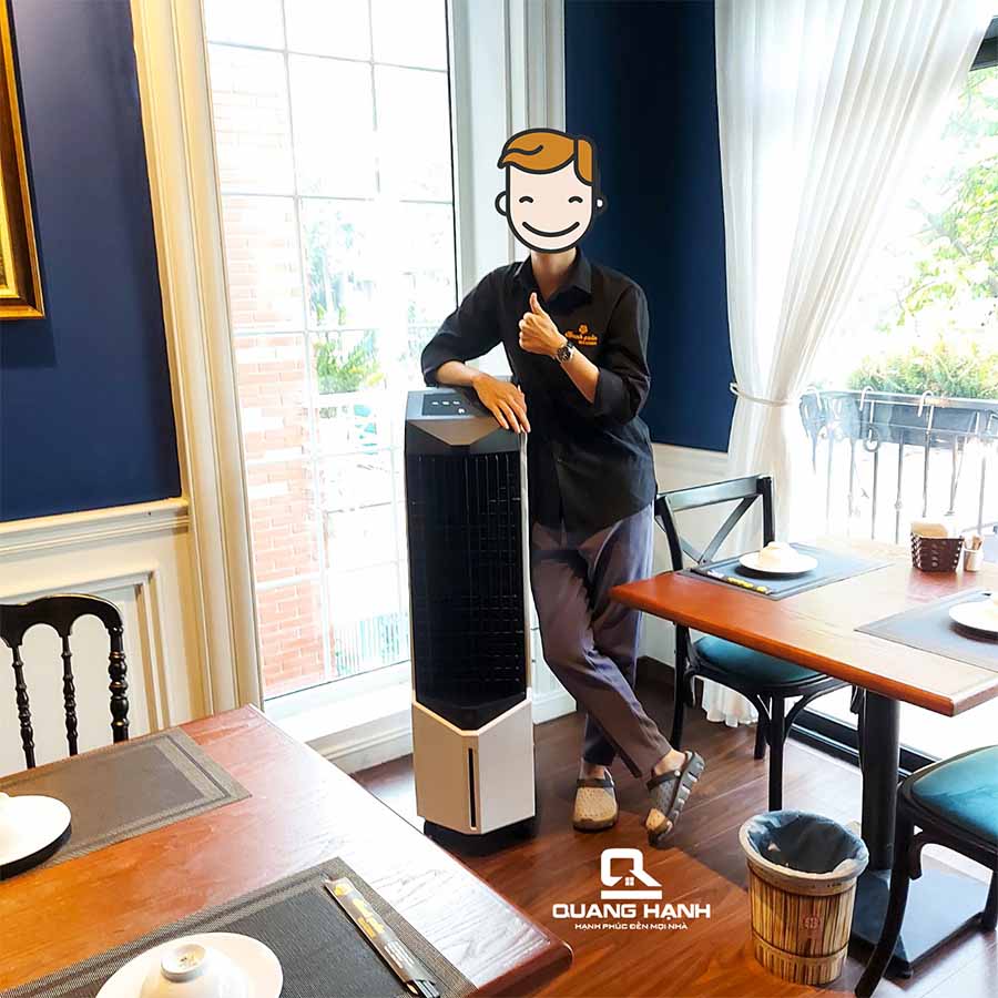 Ảnh thực tế Quạt điều hòa Boss S102 100W