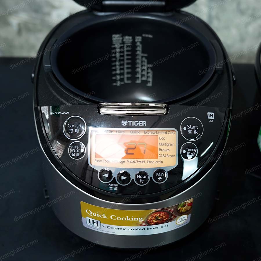 Ảnh thực tế Nồi cơm điện tử cao tần Tiger 1.8 lít JKT-F18W