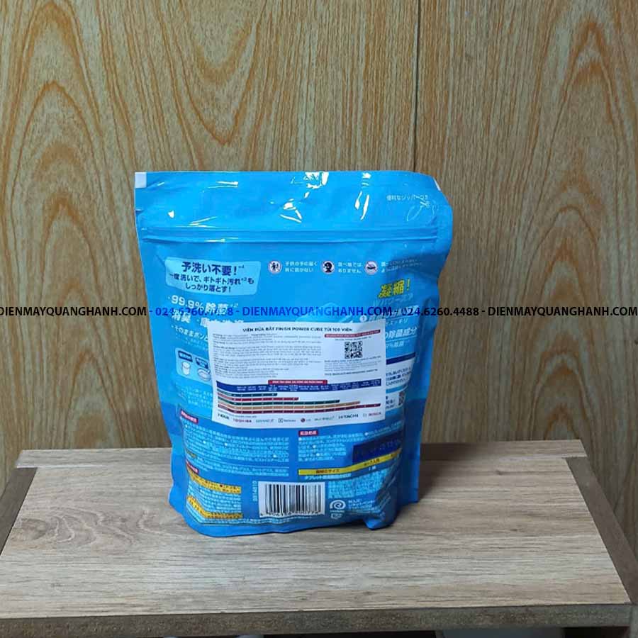 Ảnh thực tế Viên rửa bát Finish Nhật 100 viên