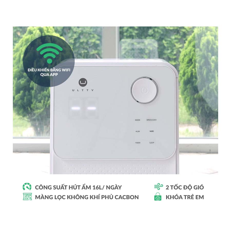 Máy hút ẩm & lọc không khí U-ULTTY LUK016
