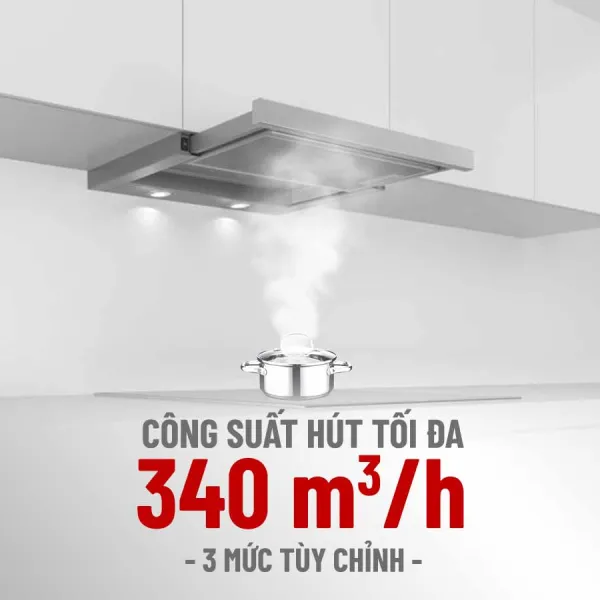 Máy hút mùi âm tủ Bosch DFL064W53B