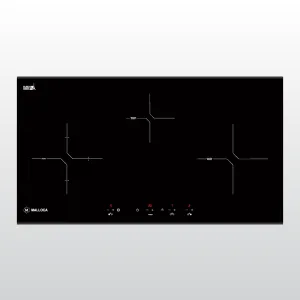 Bếp Điện Từ 3 Vùng Nấu Malloca MH 03IR N