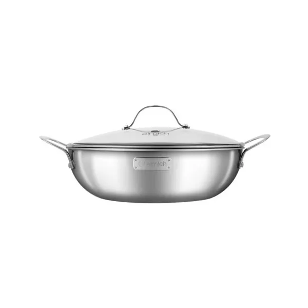 Chảo xào Inox cao cấp 3 lớp đáy liền Elmich Trimax EL3798 size 30cm