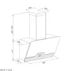 Máy hút mùi áp tường Malloca Drive F-152W
