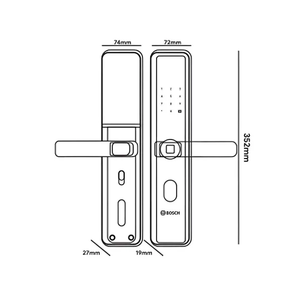 Khóa điện tử Bosch ID30B