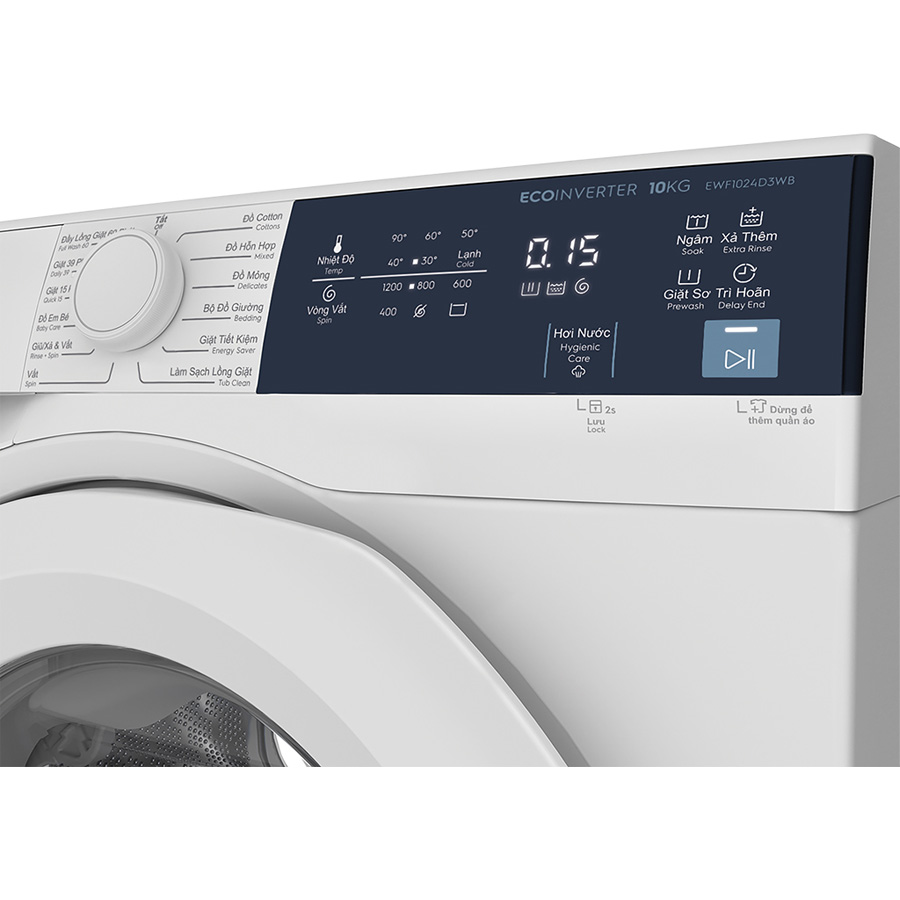 Máy Giặt Electrolux Inverter 10 Kg EWF1024D3WB