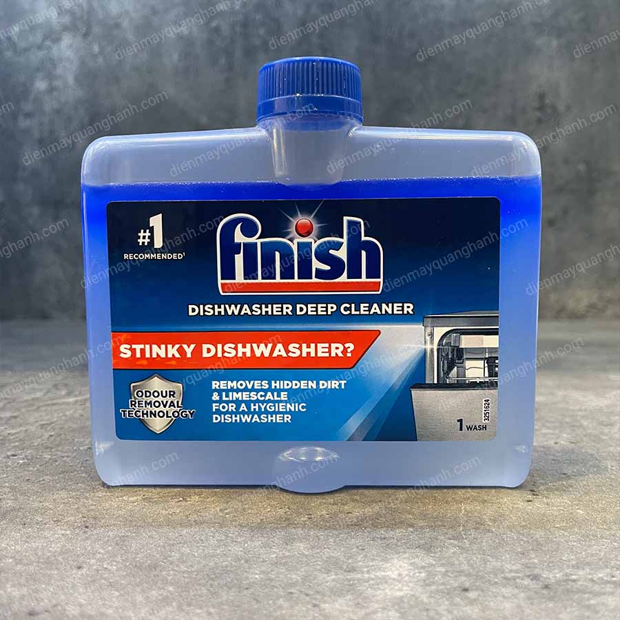 Ảnh thực tế Dung dịch vệ sinh máy rửa bát Finish 250ml