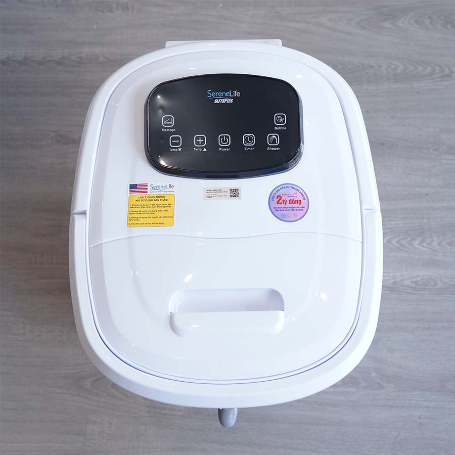 Ảnh thực tế Bồn ngâm chân con lăn tự động Serenelife SLFTSP12S
