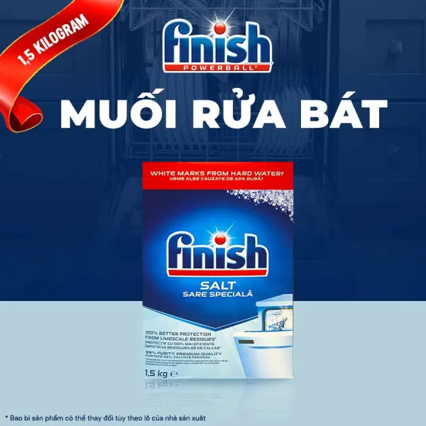 Muối rửa bát Finish 1.5kg