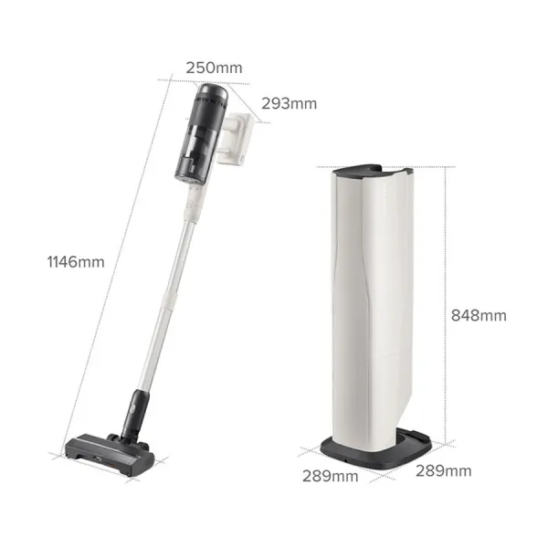 Máy hút bụi cầm tay Roborock H60 Hub Pro