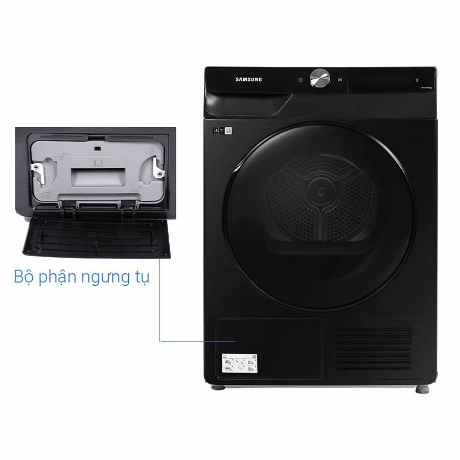 Máy sấy bơm nhiệt Samsung Inverter 9 kg DV90T7240BB/SV