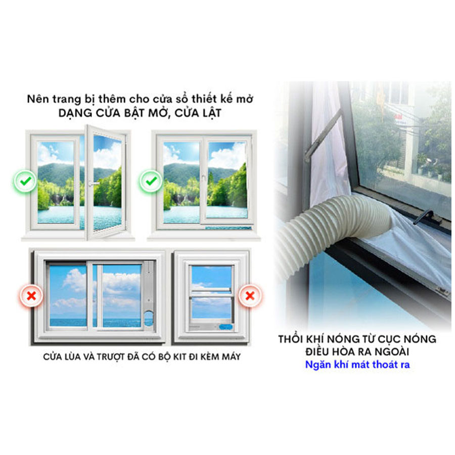 Máy điều hòa di động thông minh FujiE MPAC9
