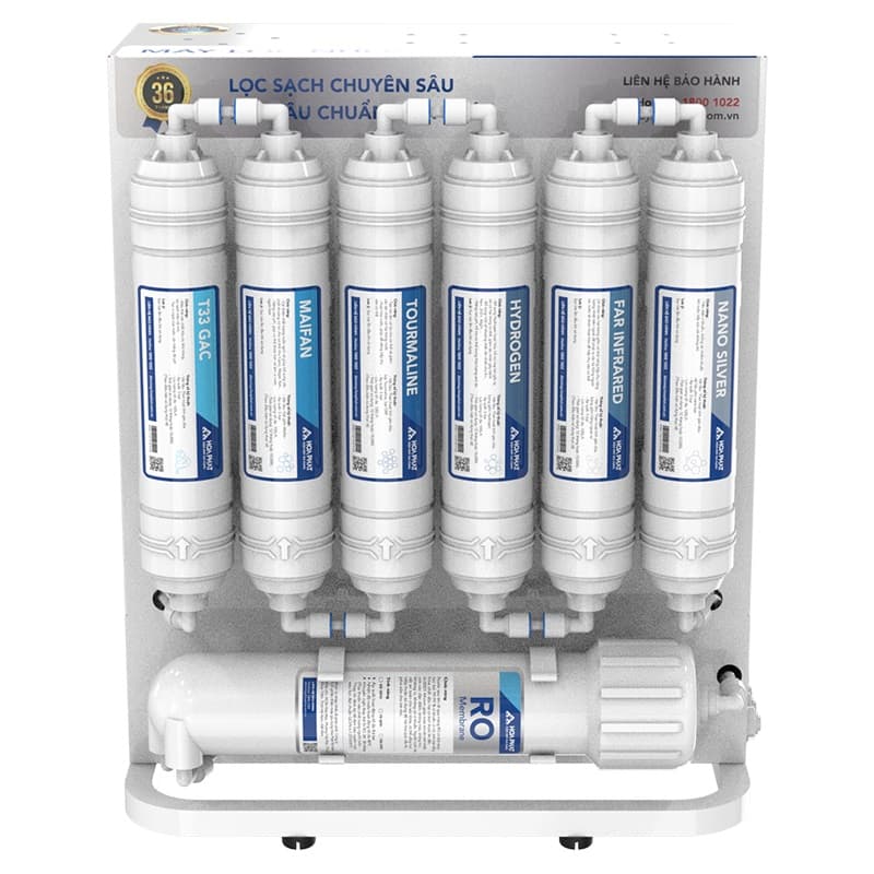 Máy lọc nước RO để gầm Hòa Phát HPU456 10 lõi - toàn cảnh sản phẩm