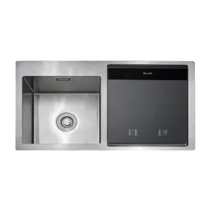 Máy rửa bát tích hợp Malloca WQP6-890F4