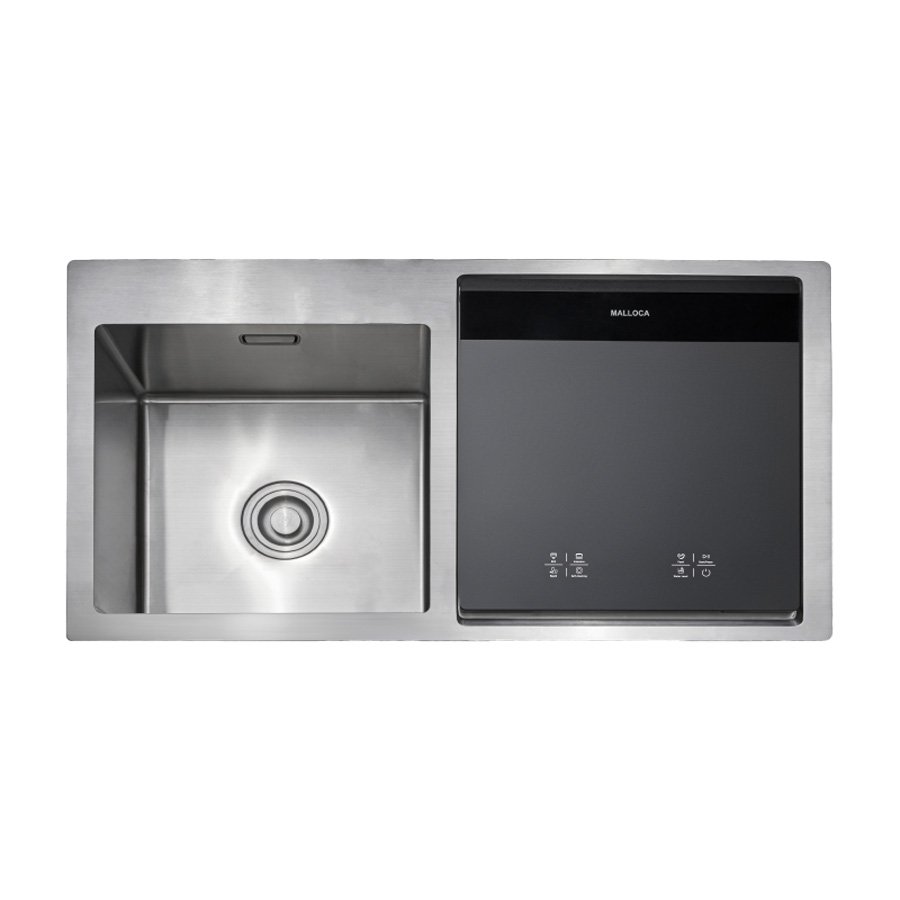 Máy rửa bát tích hợp Malloca WQP6-890F4