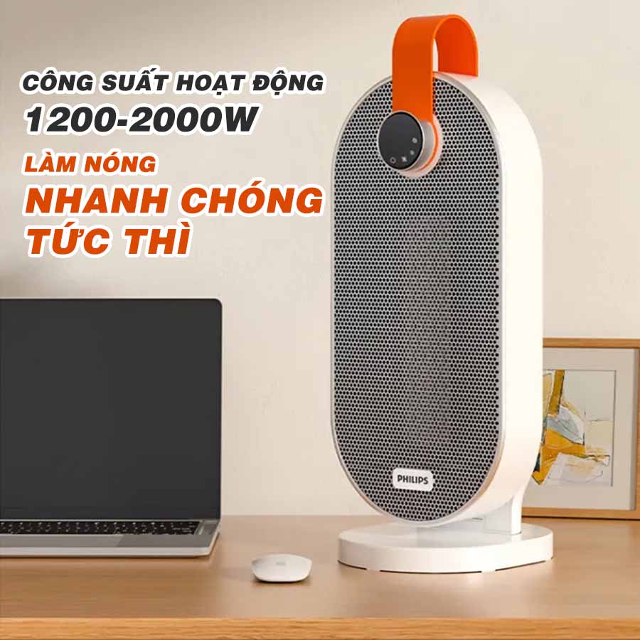 Máy sưởi gốm ceramic Philips AHR2242FA cơ