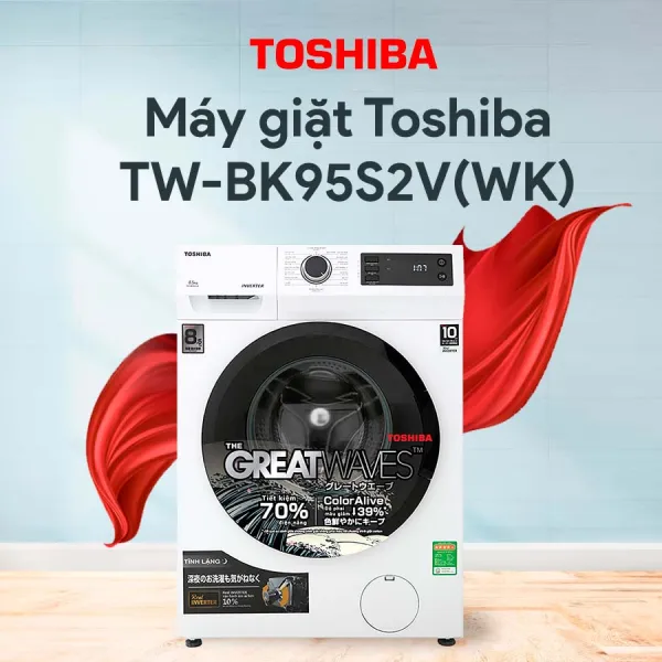 Máy giặt Toshiba Inverter 8.5 kg TW-BK95S2V(WK)