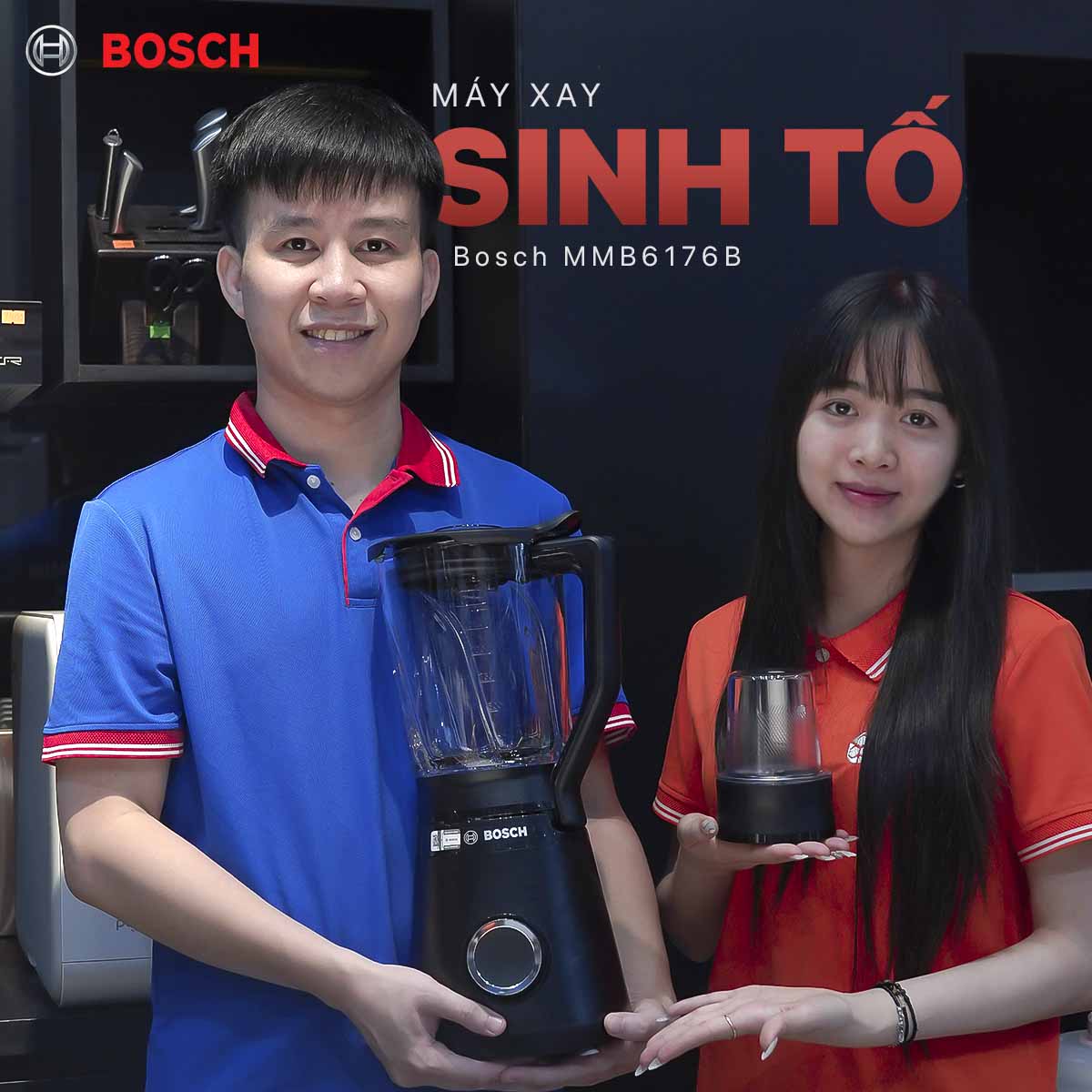Ảnh thực tế Máy xay sinh tố Bosch MMB6176B