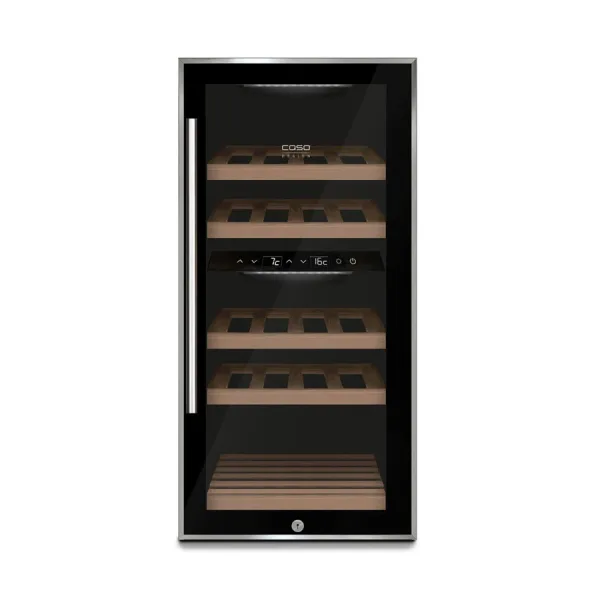 Tủ bảo quản rượu vang Caso WineComfort 24 black 644