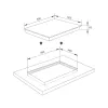 Bếp kính âm 4 từ Malloca MI 594 LINEAR