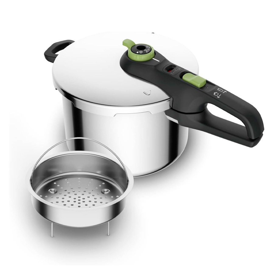 Nồi áp suất Inox cao cấp Tefal Secure Trendy 6L P2580702 - toàn cảnh sản phẩm