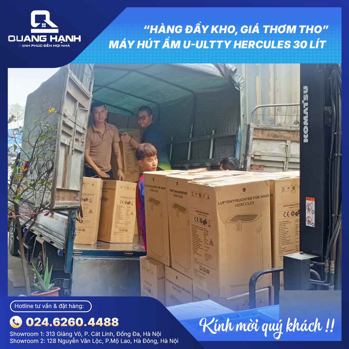 Ảnh thực tế Máy hút ẩm U ULTTY HERCULES 30 Lít