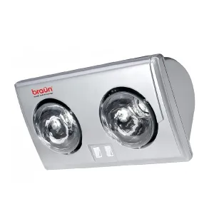 Đèn sưởi nhà tắm 2 bóng Kohn BU02