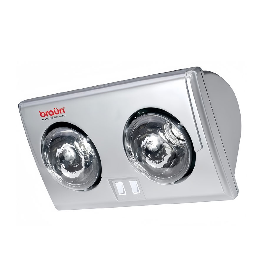 Đèn sưởi nhà tắm 2 bóng Kohn BU02
