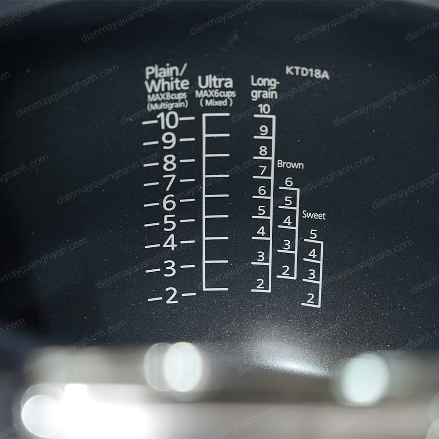 Ảnh thực tế Nồi cơm điện tử cao tần Tiger 1 lít JKT-F10W