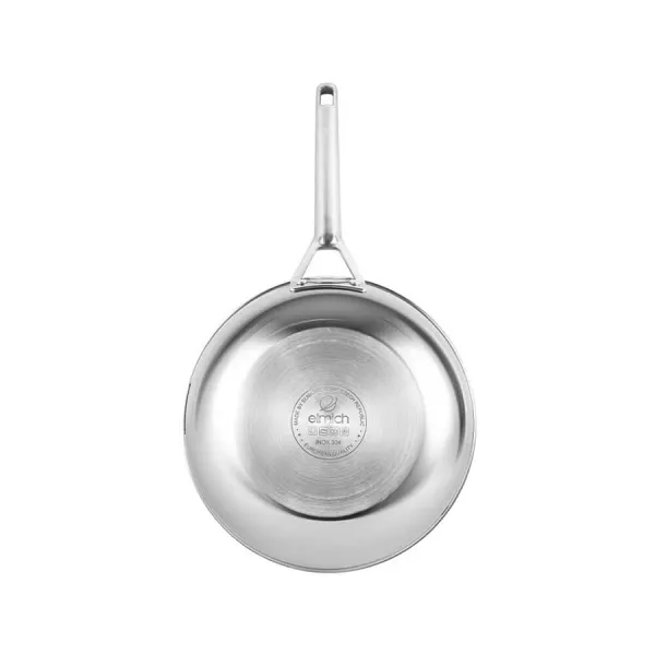 Chảo xào Inox cao cấp 3 lớp đáy liền Elmich Trimax EL-2828 size 28cm