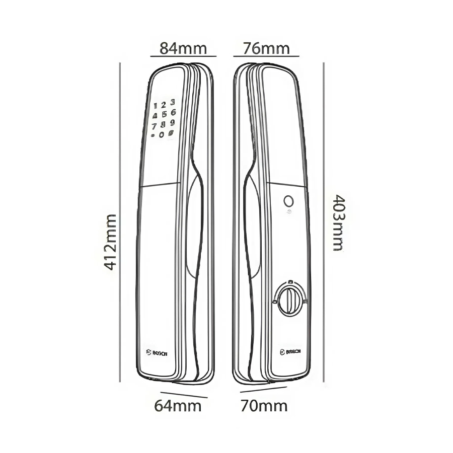 Khóa điện tử Bosch EL800X (App)