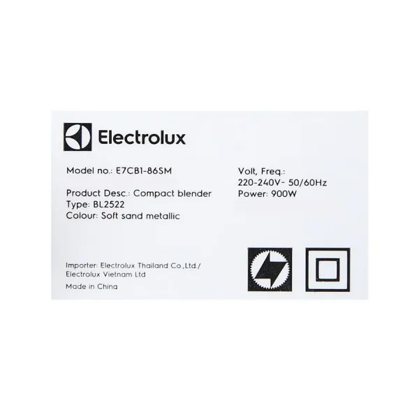 Máy xay sinh tố đa năng Electrolux E7CB1-86SM