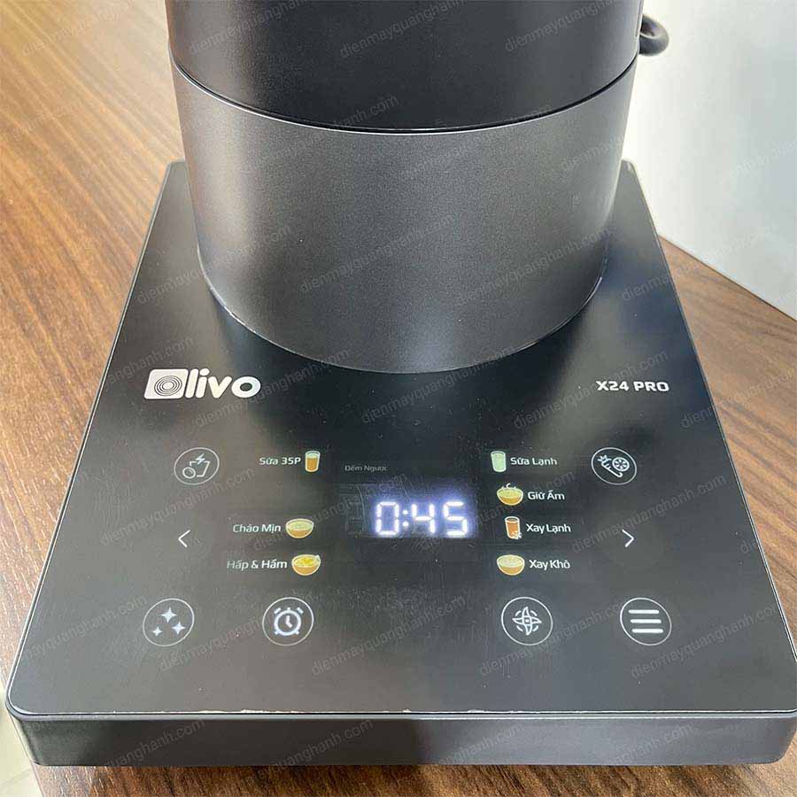 Ảnh thực tế Máy làm sữa hạt Olivo X24 Pro 2100W