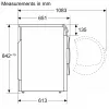 Máy sấy quần áo bơm nhiệt Bosch WTH83008SG