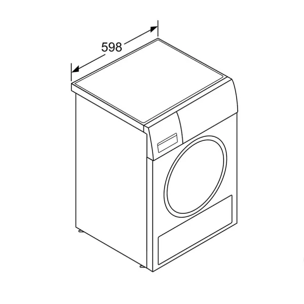 Máy sấy quần áo Bosch WTW85400SG Series 6