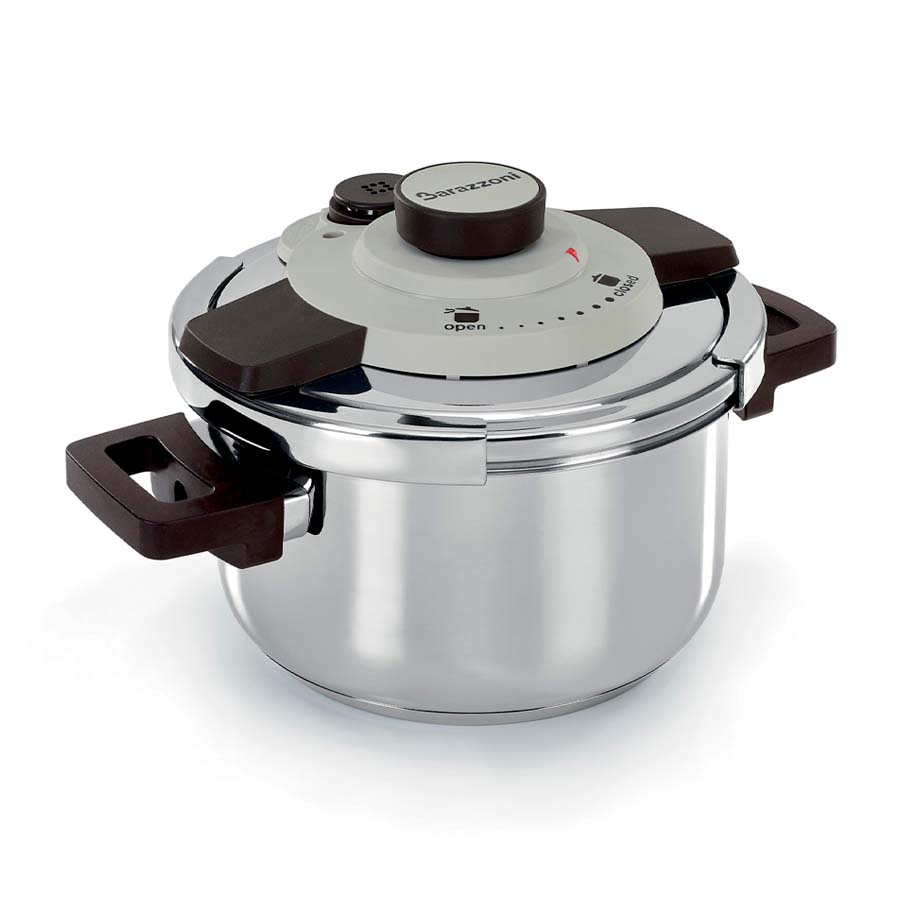 Nồi áp suất BARAZZONI Facile Dual System CM22 6 L - toàn cảnh sản phẩm