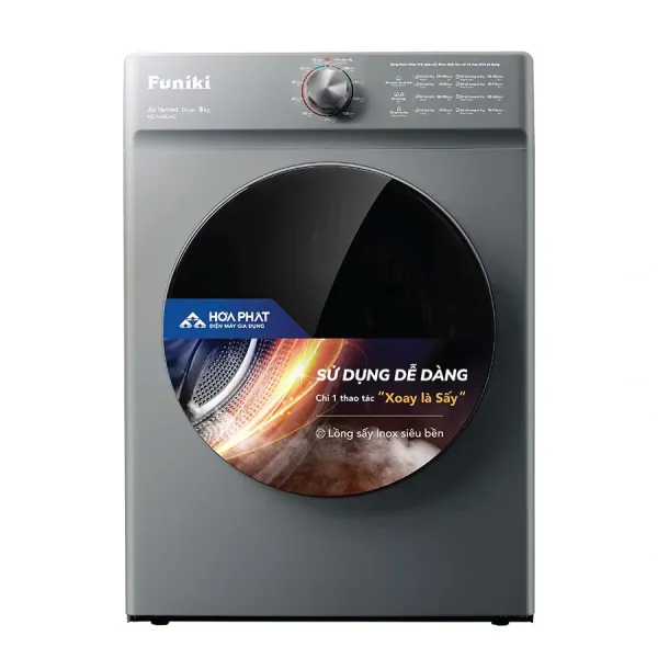 Máy sấy thông hơi Funiki HD V680AG 8kg