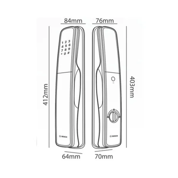 Khóa điện tử Bosch EL800VF